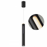ODEON LIGHT 6643/7L HIGHTECH ODL24 303 черный/золото/металл/акрил Подвесной светильник IP20 LED 9W 3000K 220V MALI