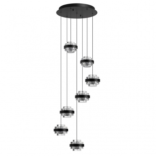 5031/40L L-VISION ODL24 513 чёрный/металл/акрил Люстра LED 40W 4000K 2528лм KLOT 5031/40L L-VISION ODL24 513 чёрный/металл/акрил Люстра LED 40W 4000K 2528лм KLOT