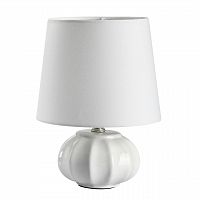 LUMION 8145/1T MODERNI LN26 492 белый, керамика/текстиль Настольная лампа Е27 1*60W 220V HAMA