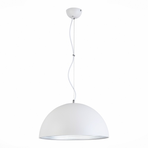SL279.503.01 Светильник подвесной ST-Luce Белый/Белый, Серебристый E27 1*60W