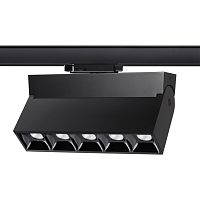 NOVOTECH 358326 PORT NT19 318 черный Трехфазный трековый свтильник IP33 LED 4000К 25W 110-265V EOS