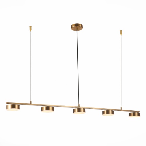 SL6000.303.05 Светильник подвесной ST-Luce Латунь/Латунь LED 5*7W 3000K SL6000.303.05 Светильник подвесной ST-Luce Латунь/Латунь LED 5*7W 3000K