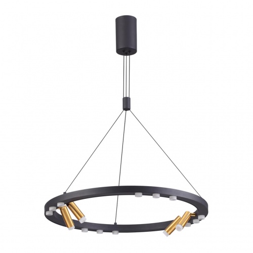 3918/48L L-VISION ODL20 201 черный/золотистый/металл Подвесной светильник LED 48W 4000K BEVEREN 3918/48L L-VISION ODL20 201 черный/золотистый/металл Подвесной светильник LED 48W 4000K BEVEREN