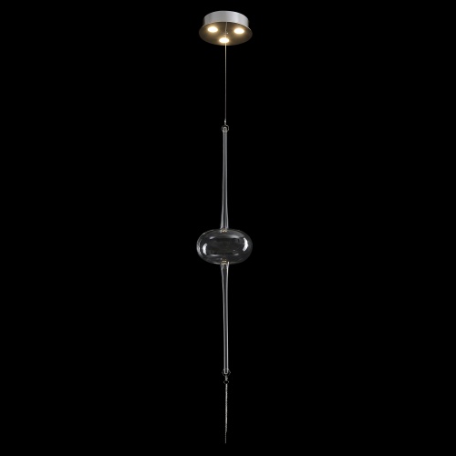 Светильник подвесной Crystal Lux GLASS SP3W LED CHROME фото 4