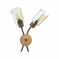 LUMION 4492/2W COUNTY LN20 000 черный, дерево Бра E14 2*60W 220V FERN