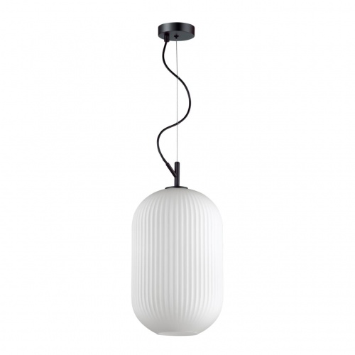 ODEON LIGHT 4752/1 PENDANT ODL21 411 белый/черный Подвес E27 60W ROOFI