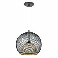 LUMION 8052/1A SUSPENTIONI LN26 399 черный/черный, золото металл/металл Подвесной светильник E27 1*60W 220V LEONELA