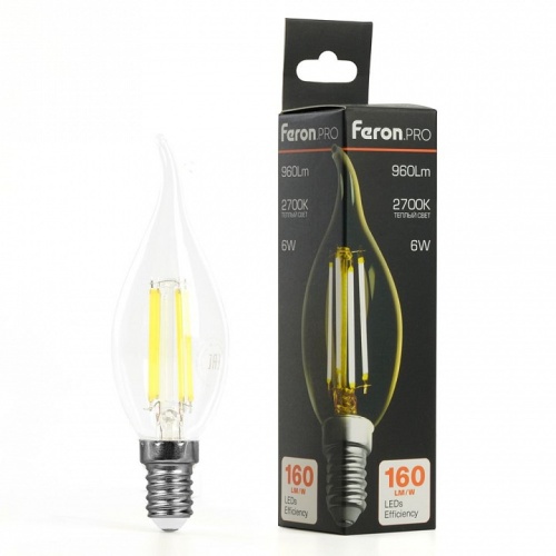 Лампа светодиодная Feron LB-1216 E14 6Вт 2700K 51262 фото 4 Лампа светодиодная Feron LB-1216 E14 6Вт 2700K 51262 фото 4