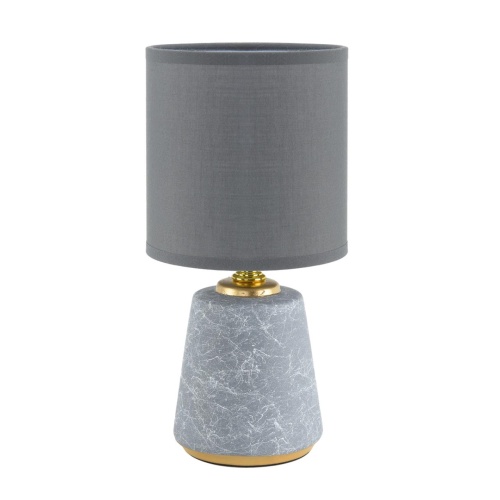 LUMION 8168/1T COUNTY LN26 503 серый, керамика/текстиль Настольная лампа E14 1*40W 220V GIATA
