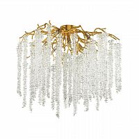 ODEON LIGHT 5005/8C HALL ODL23 617 золотой/прозрачный металл/хрусталь Люстра потолочная G9 8*40W BANCHE