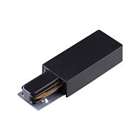 NOVOTECH 135148 PORT NT22 233 черный Токопровод (подвод питания) для однофазного двухжильного шинопровода IP20 220V BASE