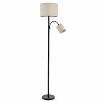 LUMION 8042/2F MODERNI LN26 463 черный/бежевый, металл/текстиль Торшер Е27 1*60W + Е14 1*40W 220V KAYA