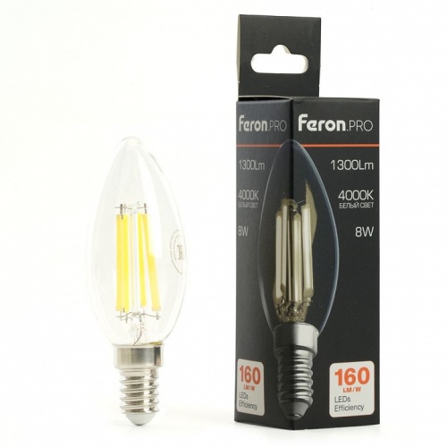 Лампа светодиодная Feron LB-1208 E14 8Вт 4000K 51248 фото 4
