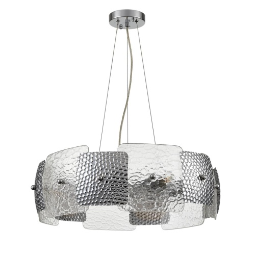 LUMION 6588/6 MODERNI LN26 202 хром/тонированное стекло, металл/стекло Люстра подвесная E14 6*40W 220V LIBERTI