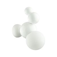 LUMION 6565/1W MODERNI LN26 178 белый/белый матовый/металл/стекло Бра E27 1*40W 220V BLASEN