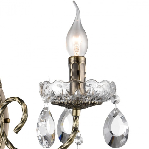 LUMION 8190/1W CLASSI LN26 094 античная бронза, металл/хрусталь Бра E14 1*40W 220V LINN фото 4