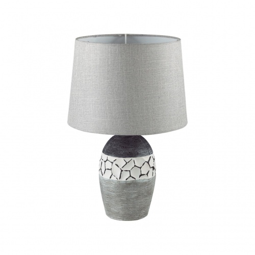 LUMION 8118/1T COMFI LN26 489 серый, керамика/текстиль Настольная лампа E27 1*60W 220V AVALONA