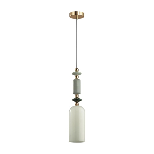 ODEON LIGHT EXCLUSIVE 4861/1D CLASSIC ODL_EX22 131 золотой/раноцветн.керамика/стекло Подвес E14 1*40W 4861/1D CANDY