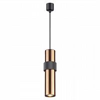 ODEON LIGHT 4739/5L L-VISION ODL20 395 золотой/черный Подвес GU10 5W 220V AFRA