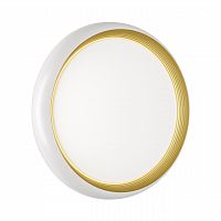 SONEX 7650/DL PALE SN 141 Светильник пластик/белый/золотой LED 48Вт 4000К D380 IP43 TOFIQ WHITE