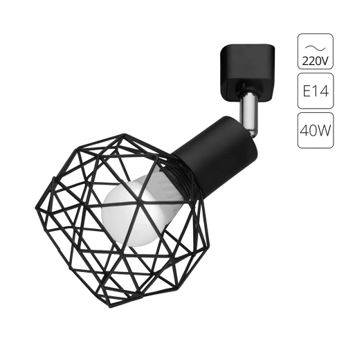 Трековый светильник Arte Lamp SOSPIRO A6141PL-1BK Трековый светильник Arte Lamp SOSPIRO A6141PL-1BK