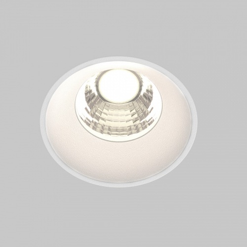 Встраиваемый светильник Maytoni Technical Round DL058-7W4K-TRS-W фото 4