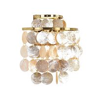 LUMION 8386/2W MODERNI LN26 140 бронза/перламутровый, металл/ракушка Бра E14 2*40W 220V SHELLA