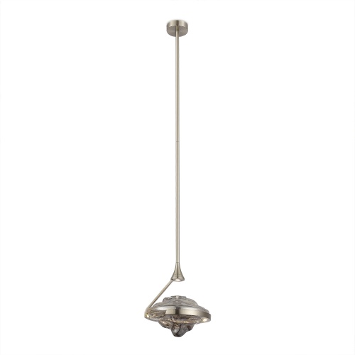 SL6115.103.01 Светильник подвесной ST-Luce Никель/Дымчато-Серый LED 1*19W 3000K SL6115.103.01 Светильник подвесной ST-Luce Никель/Дымчато-Серый LED 1*19W 3000K
