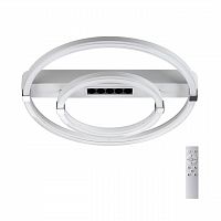 7665/55LR MITRA LED SN 562 Светильник пластик/белый LED (55Вт+7Вт) 3000-6000K 545х505 IP20 пульт ДУ TRECKY