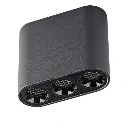 ODEON LIGHT 7092/8CL HIGHTECH ODL25 335 Потолочный светильник черный/металл/акрил IP20 LED 5W 380Лм 3000K 220V SMALL