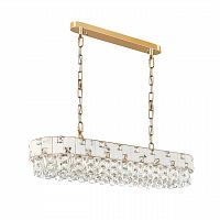 ODEON LIGHT 5076/10 HALL (В 2-х КОРОБКАХ) ODL24 599 золото/прозрачный/белый/металл/хрусталь/алебастр Люстра E14 10*40W CHESSI