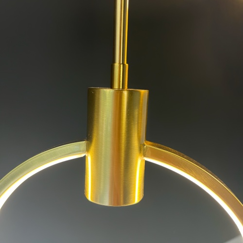 Подвесной светильник BABETTA RING 2 brass 4000К фото 4