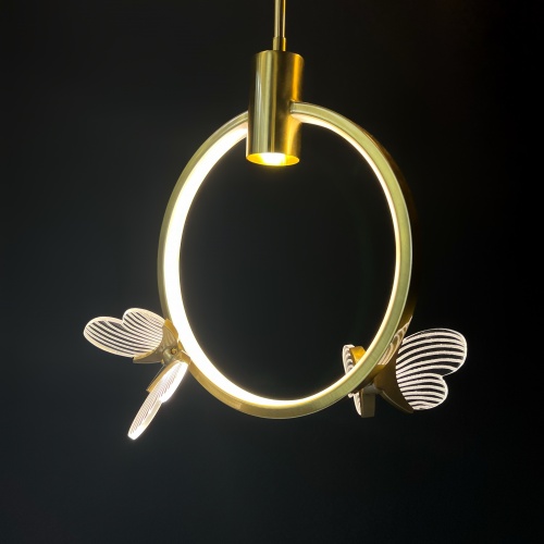 Подвесной светильник BABETTA RING 2 brass 4000К