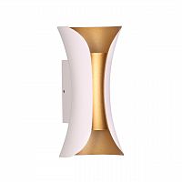 ODEON LIGHT 3886/6WG HIGHTECH ODL20 501 бел/золот/металл Настен.светильник LED 4000K 120° 6W 220V IP54 KRISTA