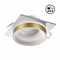 NOVOTECH 370787 SPOT NT21 594 белый/золото Светильник встраиваемый влагозащищенный GU10 9W 220V WATER