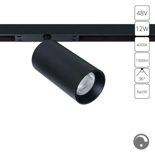 Магнитный трековый светильник Arte Lamp OPTIMA 0.1-10V A7471PL-1BK Магнитный трековый светильник Arte Lamp OPTIMA 0.1-10V A7471PL-1BK