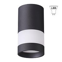 NOVOTECH 370680 OVER NT19 255 черный Светильник накладной IP20 GU10 9W 220-240V ELINA