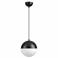 ODEON LIGHT 4958/1A PENDANT ODL22 393 черный/металл/белый/стекло Подвес E27 1*40W PINGA