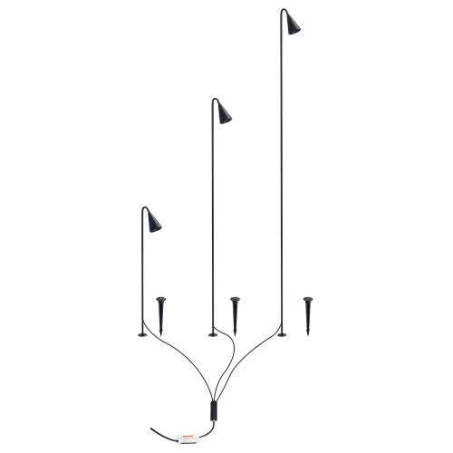 Грунтовый светильник Arte Lamp MULIPHEIN A1084PA-3BK Грунтовый светильник Arte Lamp MULIPHEIN A1084PA-3BK