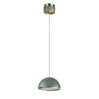 ODEON LIGHT EXCLUSIVE 5452/6L L-VISION ODL_EX26 011 светлая бронза/зеленый/металл/керамика/акрил Подвес LED 6W 3000K LULU