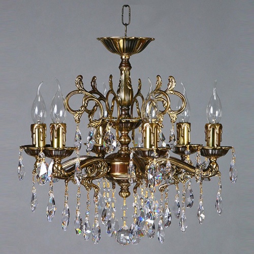 Подвесная люстра Ambiente by Brizzi Leon 2128/6 PB Tear Drop Подвесная люстра Ambiente by Brizzi Leon 2128/6 PB Tear Drop