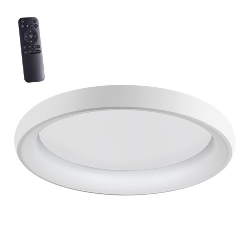 NOVOTECH 359033 OVER NT23 358 белый Светильник накладной диммируемый, в комплекте пульт ДУ (2.4G) IP20 LED 3000К~6000К 60W 85-265V FOLD