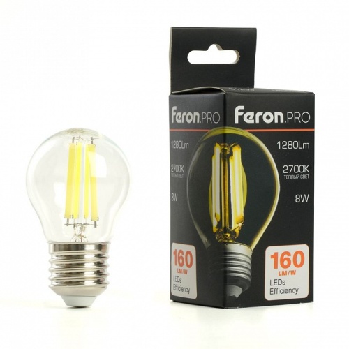 Лампа светодиодная Feron LB-1708 E27 8Вт 2700K 51253 фото 4 Лампа светодиодная Feron LB-1708 E27 8Вт 2700K 51253 фото 4