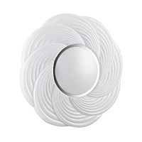 7687/DL PALE SN 000 Светильник пластик/белый/серебристый LED 48Вт 4000К D390 IP43 BIGO