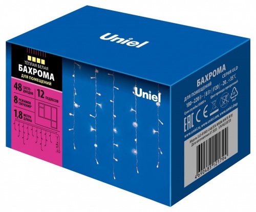 Бахрома световая Uniel ULD-B1805 UL-00005274 фото 3 Бахрома световая Uniel ULD-B1805 UL-00005274 фото 3