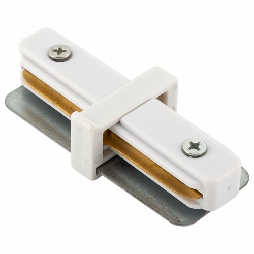 Соединитель линейный для треков Denkirs DK Track White TR1101-WH Соединитель линейный для треков Denkirs DK Track White TR1101-WH