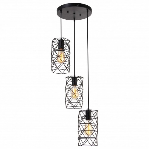 Подвесная люстра TopLight Marcia TL1175H-03BK фото 2 Подвесная люстра TopLight Marcia TL1175H-03BK фото 2