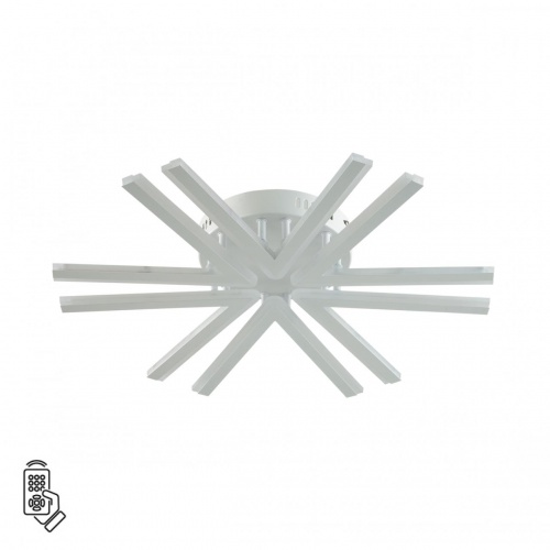 8029/60CL LEDIO LN25 248 белый, металл/акрил Потолочный светильник с ПДУ LED 60W 3000-6000К 220V ALBERTA