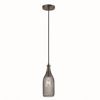 ODEON LIGHT 3353/1 PENDANT ODL17 418 черный Подвес E27 60W 220V BOTTLE