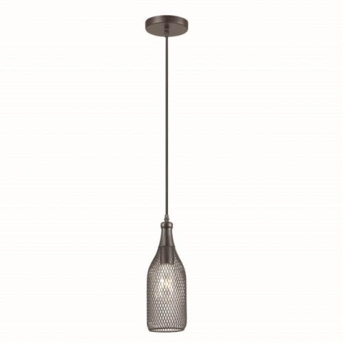 ODEON LIGHT 3353/1 PENDANT ODL17 418 черный Подвес E27 60W 220V BOTTLE